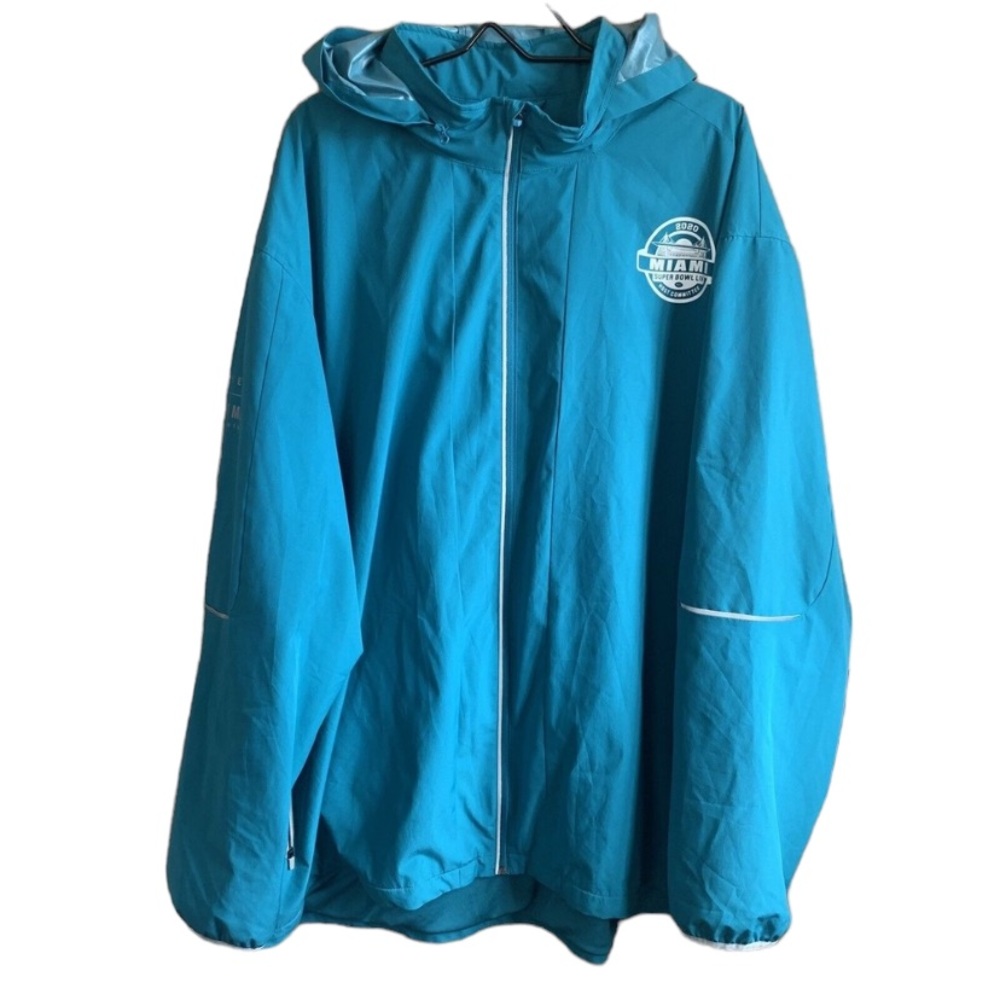 Super Bowl LIV 2020 Miami Windbreaker Volunteer Jacket Sz 4XL Perry Ellis